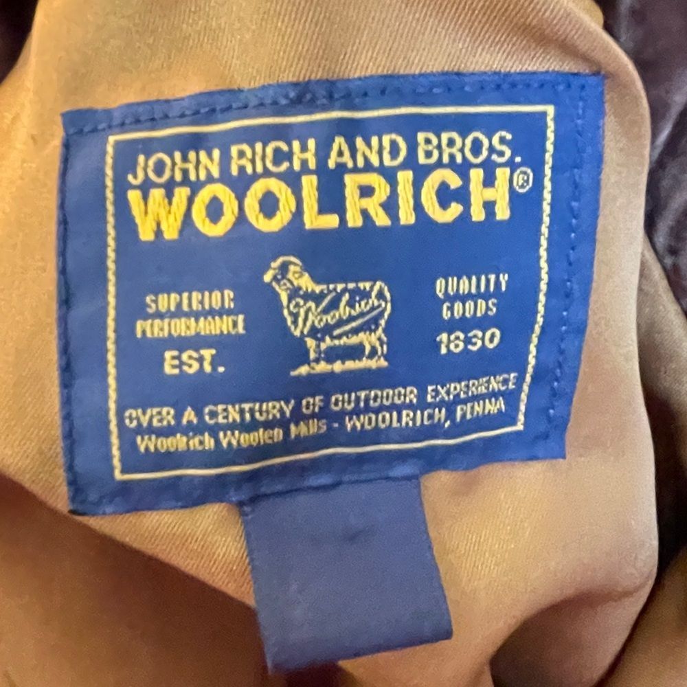 Woolrich Coat Velvet Collar - Picture 9 of 9